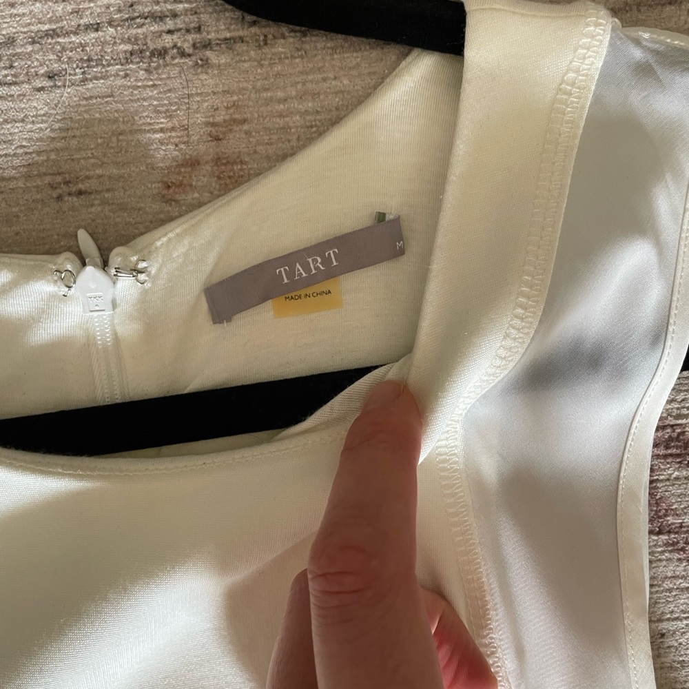 Tart Cream Sleeveless Mini Dress - Picture 3 of 3